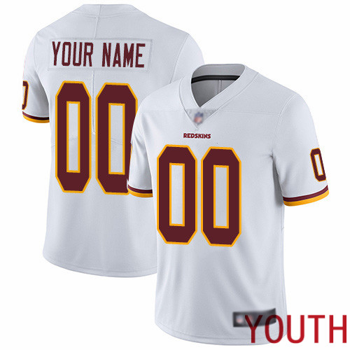 Limited White Youth Road Jersey NFL Customized Football Washington Redskins Vapor Untouchable->customized nfl jersey->Custom Jersey